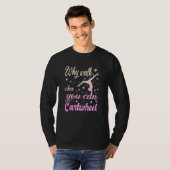 Womens Why Walk When You Can Cartwheel  Gymnastics T-shirt (Voorkant volledig)
