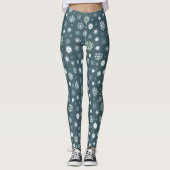 Women's Winter Print Leggings - Warm & Soft Pants (Devant)