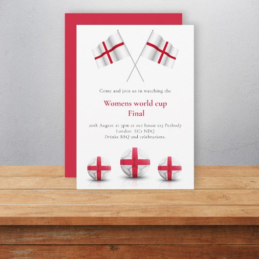 Womens WK finale Uitnodiging