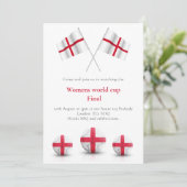 Womens WK finale Uitnodiging (Staand voorkant)