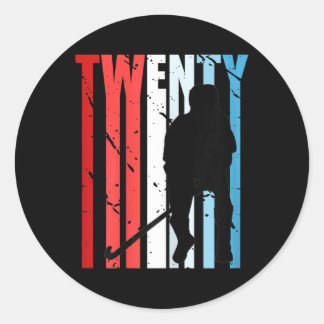 Womens Womens Field Hockey 48th Birthday Player Te Ronde Sticker