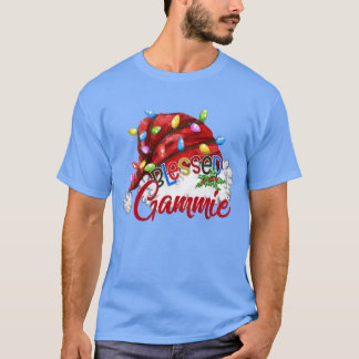 Womens Womens zonder gammie Santa Hat Xmas Light T-shirt