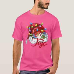 Womens Womens zonder Jojo Santa Hat Xmas Light77 T-shirt