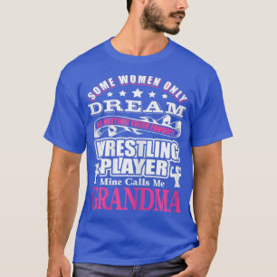 Womens WRESTLAND Grandma Funny katoen t s T-shirt
