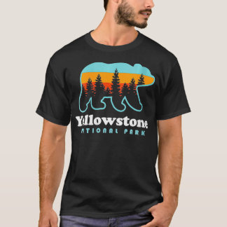 Womens Yellowstone National Park Wyoming Beer Mann T-shirt