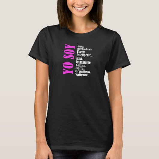 Womens Yo Soy Mama T-shirt (Voorkant)