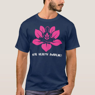 Womens Yoga Mental Health Awareness7016 3096 T-shirt