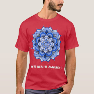 Womens Yoga Mental Health Awareness 7019 3099 T-shirt