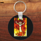 Womens Zozobra Fiestas De Sante Fe New Mexico Old Sleutelhanger (Voorkant)
