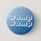 Womp Geometric Blue Ronde Button 5,7 Cm (Voorkant)