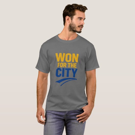 WON FOR THE CITY Bold Sports Victory – T-Shirt (Devant entier)