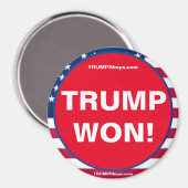 WON. Patriotic Magnet Magneet (Voorkant / Achterkant)