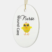Wond Care Nurse Chick v1 Keramisch Ornament (Links)