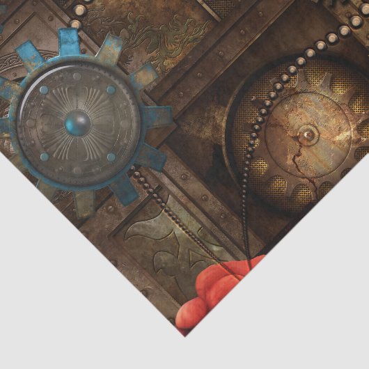 Wondeful steampunk-ontwerp tissuepapier (Detail)