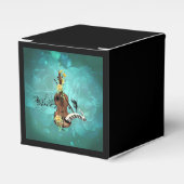 Wondeful violin with piano and flowers bedankdoosjes (Voorkant Zijde)