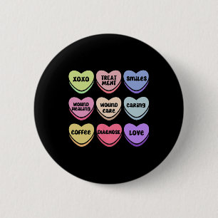 Wonden Wondverzorging Verpleegkundige Valentijnen Ronde Button 5,7 Cm