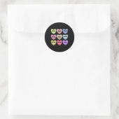 Wonden Wondverzorging Verpleegkundige Valentijnen Ronde Sticker (Tas)