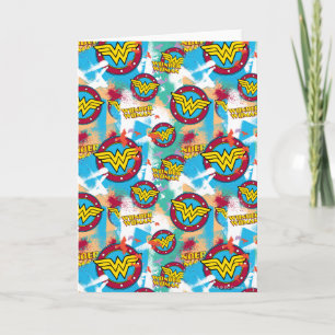 Wonder-damesverfpatroon Kaart