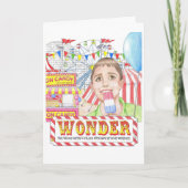 Wonder de Kaart van de Verjaardag (Voorkant)