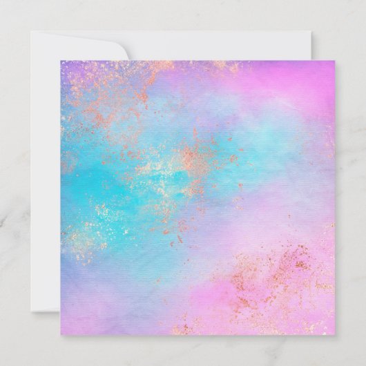 wonder eend pastel kleur goud nieuw mooi kaart (Achterkant)