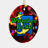 Wonder Lake Lights Circle Ornament (Rechts)