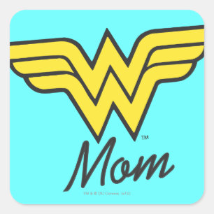 Wonder Mam Classic Vierkante Sticker