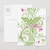 Wonder Mam Swirls Briefkaart (Voorkant / Achterkant)