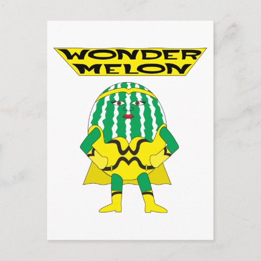 Wonder Melon Briefkaart (Voorkant)