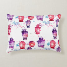 Wonder met lantaarns Waterverf stijl