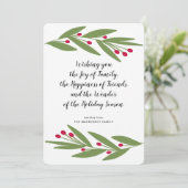 Wonder van de feestdag feestdagenkaart (Staand voorkant)