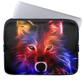 Wonder van de wolf laptop sleeve