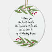 Wonder van het Vakantie Seizoen Ornament (Links)