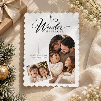 Wonder van Zijn Boog 2 Foto Religieus Kerstmis Feestdagenkaart