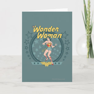 Wonder-vrouw-ontwerp van ster kaart