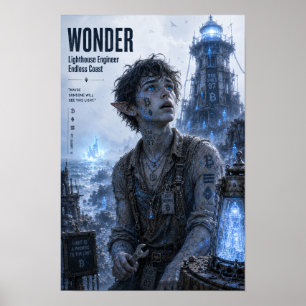 Wonder / Vuurtoreningenieur / Eindeloze Kust Poster