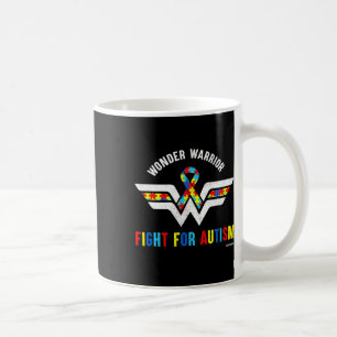 Wonder Warrior vecht voor autistisch Autisme Koffiemok