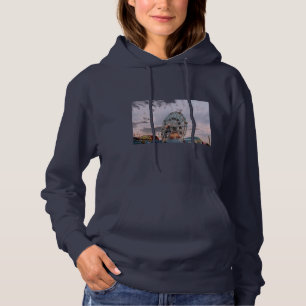 'Wonder Wheel at Twilight' Dames' Hoodie Swift