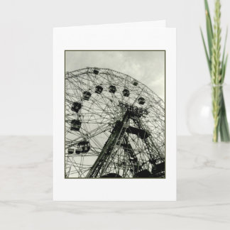 'Wonder Wheel' blanco wenskaart Kaart