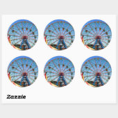 Wonder Wheel - Coney Island, autocollant NYC (Feuille)