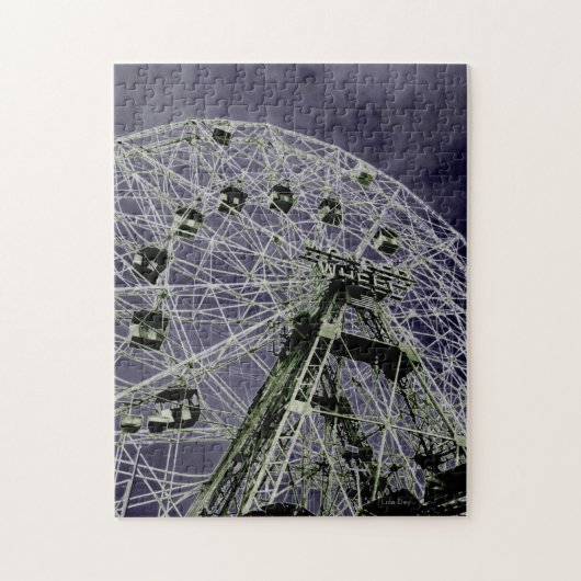 Wonder Wheel Psychedelic Jigsaw Puzzle (Vertical)