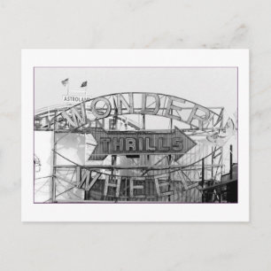 Wonder Wheel Thrills (Coney Island, NY) briefkaart