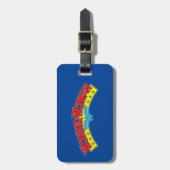 Wonder Woman 1987 Comic Book Logo Bagagelabel (Voorkant verticaal)