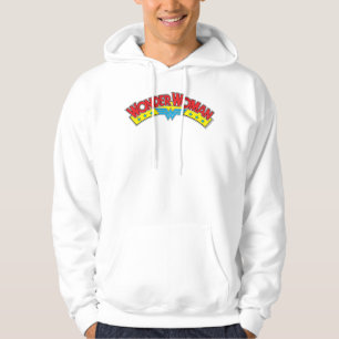 Wonder Woman 1987 Comic Book Logo Hoodie