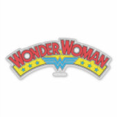 Wonder Woman 1987 Comic Book Logo Sticker (Voorkant)