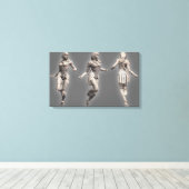 Wonder Woman Alternate Turnround Canvas Afdruk (Insitu (Houten vloer))