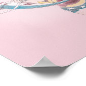 Wonder Woman and Flowers Poster (Hoek)