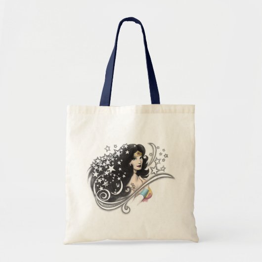 Wonder Woman and Stars Tote Bag (Voorkant)