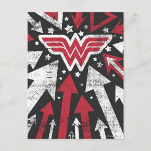 Wonder Woman Arrows Briefkaart