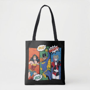 Wonder Woman, Batgirl & Harley Quinn Holiday Draagtas