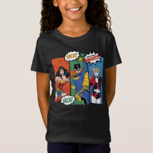 Wonder Woman, Batgirl & Harley Quinn Holiday T-shirt